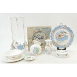 Royal Doulton The Snowman Gift Collection: Includes bowl, plate, money box, clock (boxed), egg cup,