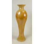 Lise B Moorcroft Ochre Cast Vase: Ochre Cast vase dated 1989, height 36cm.