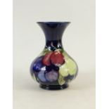 Moorcroft Wisteria vase: A William Moorcroft vase decorated in the Wisteria design, height 16cm.