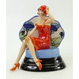 Peggy Davies Putting on the Ritz: Peggy Davies limited edition figure.