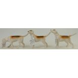 Beswick Hounds: Matt Fox Hounds 2262, 2265 and 2263.