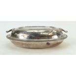Silver Two Handled Entree Dish with Lid: James Dixon, Sheffield 1965, weight 1310g, 28.