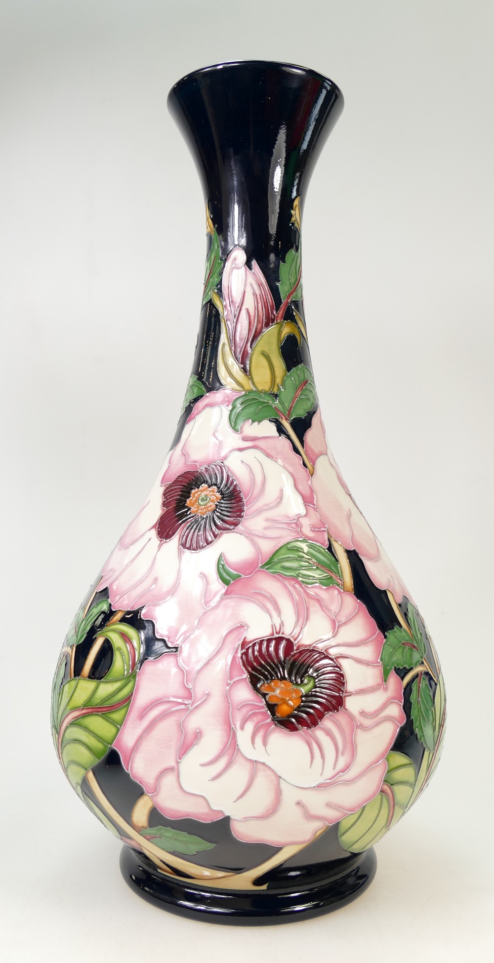 Moorcroft Addendum Dance vase: A large Moorcroft vase - 41cm in height, limited edition 38/40, - Image 3 of 3