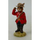 Royal Doulton Bunnykins figure Sergeant Mountie: Royal Doulton ref DB136 limited edition of 250.
