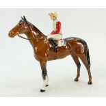 Beswick Jockey on Brown Horse: Beswick model 1862.