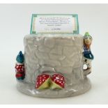 Old Court Pottery Pixie Land pot: Pixie Land pot limited edition 314/750, with certificate.