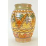 Charlotte Rhead vase: H J Wood vase by Charlotte Rhead in TL1 design, height 21cm.