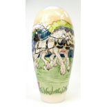 Moorcroft The Showground Vase: Vase designed by Kerry Goodwin. Limited edition 31/50. Height 32cm.