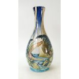 Moorcroft large vase in Sweet Betsy: Vase design dated 2000 height 42cm.