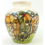 Moorcroft Welcome Home Vase: Limited edition vase, height 21cm.