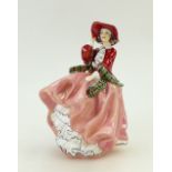 Royal Doulton prototype figure Top o The Hill: Figure painted in a different colourway with tartan