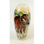 Moorcroft Vase titled The Showground: A limited edition vase by Kerry Goodwin, height 32cm.