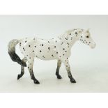 Beswick Pony: Beswick model of spotted walking pony 1516.