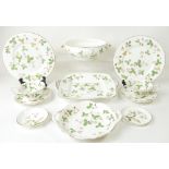 Wedgwood Wild Strawberry ware: A large collection of Wedgwood Wild Strawberry patterned Tea ware.