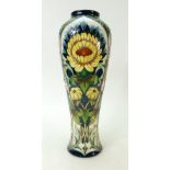 Moorcroft Dandelions vase: Vase decorated with dandelions 2015 by Rachel Bishop,