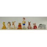 Beswick Walt Disney Winnie the Pooh figures: Figures to include Christopher Robin, Winnie the Pooh,
