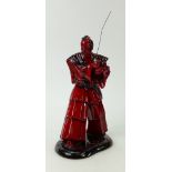 Royal Doulton Flambé figure: Figure Samurai Warrior HN3402.