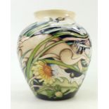 Moorcroft BigWig Vase: Vase numbered edition, designed by Kerry Goodwin & Emma Bossons height 21cm.