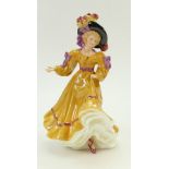 Royal Doulton prototype figure Jennifer: Figure painted in a different colourway with mustard dress