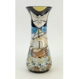 Moorcroft Winds of Change Vase: Vase height 31cm.