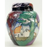 Moorcroft Peggys Farm Ginger Jar: Ginger Jar limited edition, height 20cm.