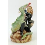 Kevin Francis George and the Dragon figure: Kevin Francis Artists proof by John Michael.