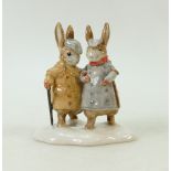 Beswick Beatrix Potter tableau figure: Beswick tableau of Two Gentleman Rabbits BP11A.