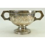 Silver Rose bowl Trophy: Silver bowl,