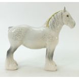 Beswick Grey Shire Horse: Beswick ref 818.