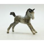 Beswick foal: Beswick ref 815 in rocking horse grey colours (restored rear leg).