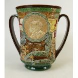 Royal Doulton Coronation Loving Cup: A King George VI & Elizabeth Loving Cup Circa 1937,