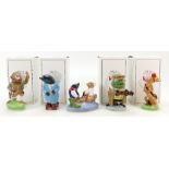 Wade Wind in the Willows figures: Figures include Ratty, Mole, Toad,