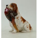 Royal Doulton Sapniel: A large model of seated Spaniel and pheasant HN1001.