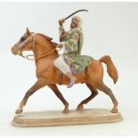 Beswick Bedouin Arab on galloping horse: Beswick ref 2275 no wooden base.