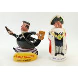 Beswick advertising water jugs: Beswick Jugs A city gent, a double diamond works wonders,