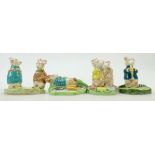 Beswick Kitty McBride Figures: Lazybones 2530, Just Good Friends 2533,