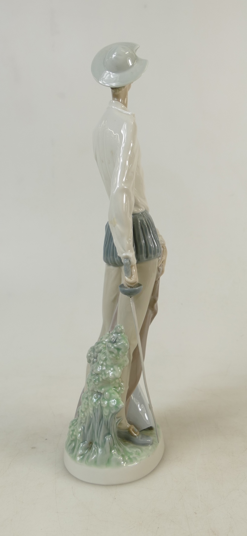 Lladro figure titled 'Don Quixote Standing with Sword': LLadro model 4854, height 31cm. - Image 3 of 5