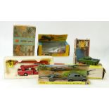 A collection of vintage Dinky Toys: Dinky Toys including Chitty Chitty Bang Bang, Centurion Tank,