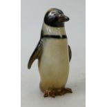 Royal Doulton Penguin chick: Penguin chick in natural colours, impressed date for 1923, height 11cm.