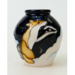 Moorcroft vase The Journey Home design: Vase height 4cm.