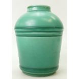 Susie Cooper ribbed vase: Ribbed Susie Cooper vase is marked Susie Cooper ref 277 and is 21.