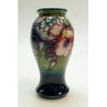 Walter Moorcroft Orchid vase: Vase decorated in the orchid design, height 18cm.