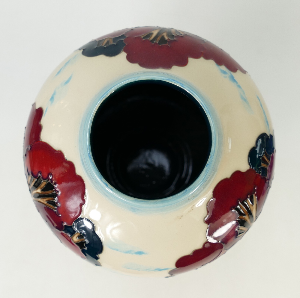 Moorcroft Italian Lakes Vase: A trial Italian Lakes vase - 24.11.15. 22cm high. - Image 3 of 4