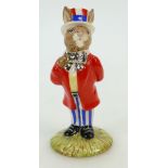 Royal Doulton Bunnykins figure DB175: Uncle Sam USA colourway by Royal Doulton.