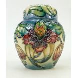 Moorcroft Anna Lily Ginger Jar: Ginger Jar height 10cm.