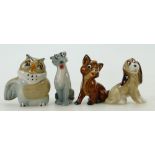 Wade Disney Fox and the Hound set: Set comprises Big Mamma, Tod, Copper, Chief.