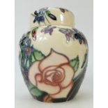 Moorcroft Twelfth Night Ginger Jar & Cover: Moorcroft trial ginger jar,