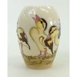 Moorcroft Spring Duckings Vase: Vase height 14cm.