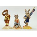 Royal Doulton Bunnykins figures DB248/224/236: Digger (Delbry Antiques),