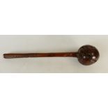 Early African wood club: Club length 41cm.